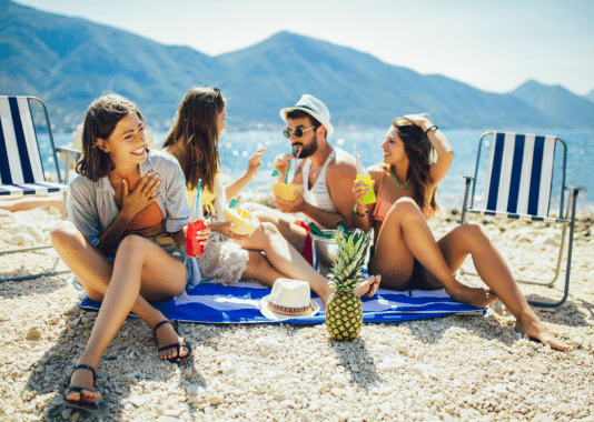 Un week-end à la plage